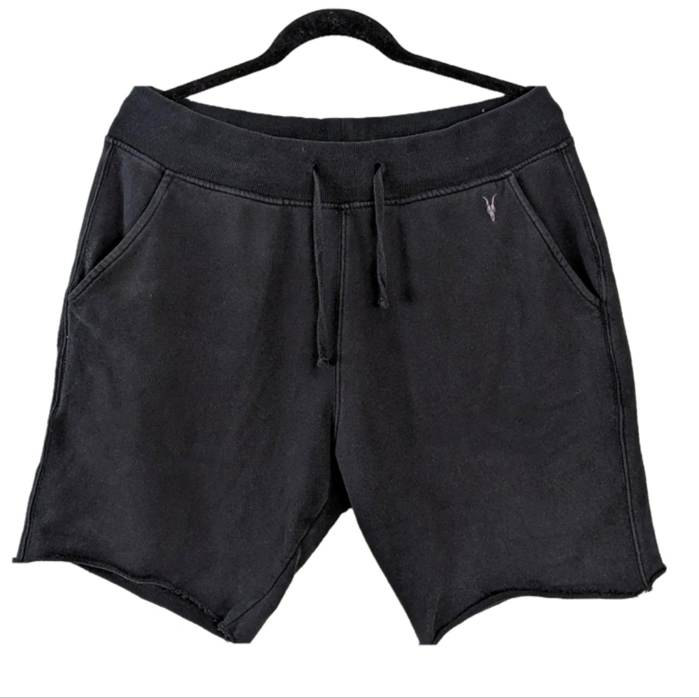Allsaints black faded sweatshort large A7